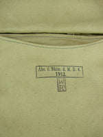 WWI Austro-Hungarian Imperial Army Canvas Military Bread Bag Brotbeutel Beige