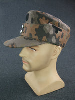 WWII German Waffen Elite Oak Camouflage M43 Field Cap Fall Autumn