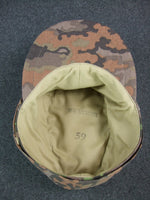 WWII German Waffen Elite Oak Camouflage M43 Field Cap Fall Autumn