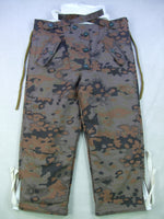 WW2 German Reversible Waffen Elite Oak Camouflage Winter Pants Trousers Late
