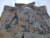 WW2 German Reversible Waffen Elite Oak Camouflage Winter Pants Trousers Late