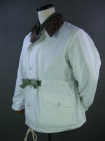 WWII German Waffen Elite Oak Autumn Camouflage Reversible Winter Parka Modified Lapel Fall