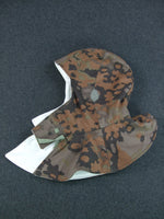 WW2 German Camouflage Reversible To White Winter Hood