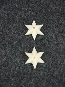 WW1 Imperial Austrian Austro-Hungarian Bone Rank Stars For Enlisted Men 2pcs