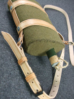 WW1 WW2 UK Great Britain British Army P37 Military Canteen With M1903 Leather Harness Set