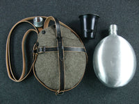 WWII German Medical Canteen, Cover, Carry Strap, Cup Set