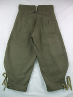 WW1 Italian Light Grey Green Wool Model 1909 Trousers For Mountain Troops