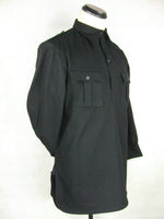 WW2 Italy Italian Army Black Flannel Shirt Top Flannel