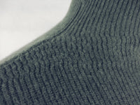 WWII Italy Italian Grey Green Wool Turtleneck Sweater