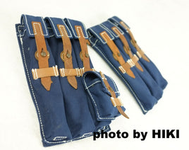 WWII German 40/MP Canvas Pouch Blue Pair Top