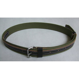 WWII Russia Red Army Enlisted Belt Green Canvas Black Leather