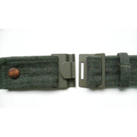 WWii Italy Italian Army M37 Grey Green Wool Belt + Buckle