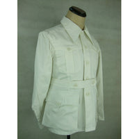 WWII WW2 Italy Italian M40 White Cotton Tunic