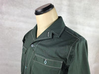 WW2 Japanese Army IJA Tropics 2/3 Sleeves Shirt Dark Green