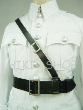 WW2 German Officer Leather Cross Strap Top