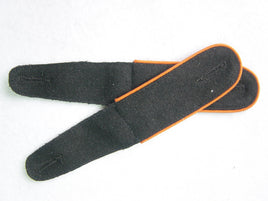 WWII German Shoulder Board Black Board With Orange Pipe