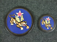 WWII US A2 Blood Chit Leather Patch Set
