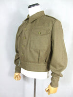 WWII Great Britain British Army P40 Battle Dress Uniform Wool Jacket Tunic