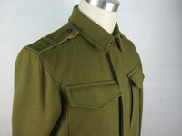 WWII Czechoslovak Green Wool VZ.21 VZ21 Field Tunic Jacket