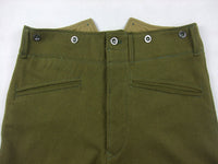 WWII Czechoslovak Green Wool VZ.21 VZ21 Field Pants Breeches