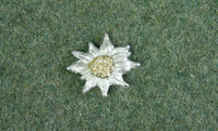 German WWII Edelweiss Insignia For Visor Cap