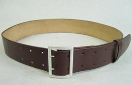 WW2 German Officer Double Claw Belt Dark Brown