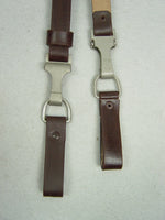 WW2 German Elite Cross Strap Dark Brown