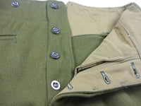 WWII Czechoslovak Green Wool VZ.21 VZ21 Field Pants Breeches