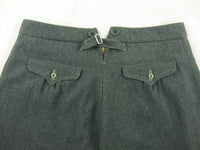 WW1 Italy Grey Green Wool Pants Pantalone Breeches