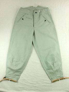 WWII German M37 Mountain Troops Pants Grey Heavy Cotton
