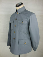 WW2 China Chinese Officer KMT Field Jacket Tunic Grey Gray