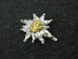 German WWII Edelweiss Insignia For Visor Cap