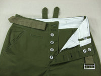 WWII German DAK Afrikakorps Field Trousers Pants Green