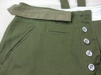 WWII German DAK Afrikakorps Field Trousers Pants Green