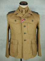 WWII German Elite Afrikakorps Combat Tunic Jacket