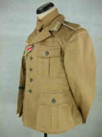 WWII German DAK Field Tunic Jacket With Insignia Sand