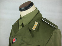 WWII German DAK Field Tunic Jacket With Insignia Green