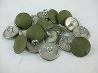 WW2 German Painted Pebble Grain Tunic Button DAK Green X20