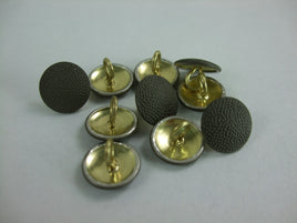 German WWII Pebble Grain Cap Buttons Field Grey X10