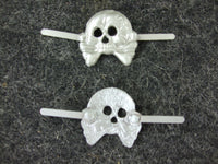 WWII German Panzer Skull Badge X4