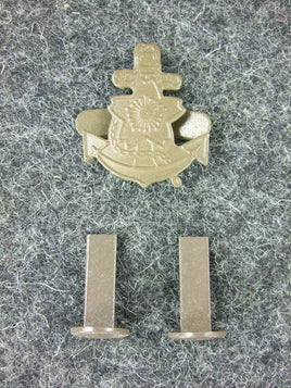WWII Japanese Navy 90 Helmet Steel Insignia