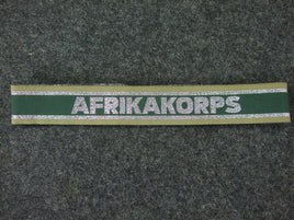 WW2 German Afrikakorps DAK Cuff Title Green