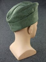 WW2 German Elite VT M34 Overseas Cap Field Grey Side Cap + Badge