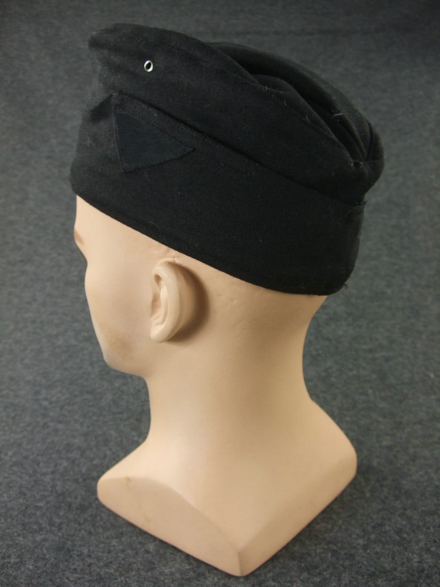 WW2 German Elite VT M34 Overseas Cap Black Side Cap + Badge ...