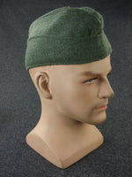 WWII German Elite Field Grey M40 Side Cap EM Soldier