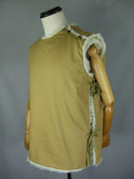 Russo-Japanese War Japan Meiji Winter Fur Vest Sand