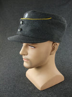 WW2 Finnish Enlisted Soldier Field Cap With Piping Cavalry Dragoons Yellow