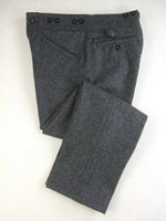 WWII Finnish M36 Dark Stone Grey Wool Field Trousers Pants