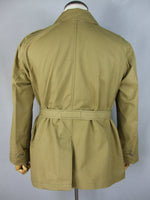 WWII France French Army Model 1938 Bourgeron Jacket Tan