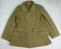 WWII France French Army Model 1938 Bourgeron Jacket Tan